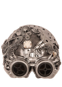 masque steampunk, masque halloween, masque avec lunettes