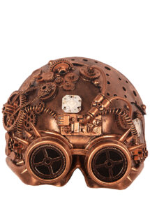 masque steampunk, masque halloween, masque avec lunettes