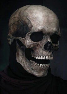 masque tête de mort, masque squelette, masque halloween, Masque de Squelette, Bouche Mobile, en Latex