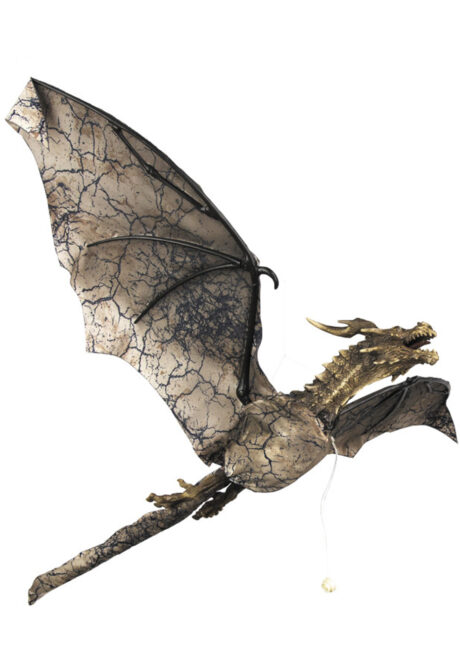 suspension halloween, dragon animé, décos halloween, décorations hallowen, décoration son et lumière, Dragon Animé Son et Lumière, 120 cm