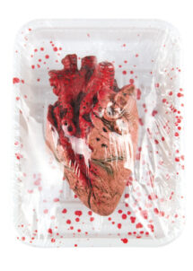 faux coeur, coeur factice, coeur halloween