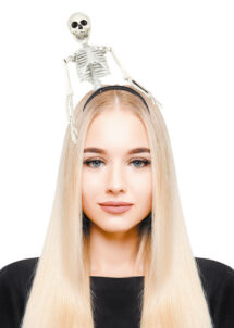 serre tête squelette, chapeau squelette, accessoire halloween