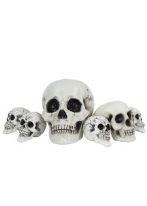 faux crânes, têtes de mort, décos halloween