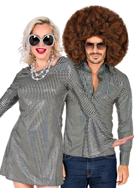 déguisement couple disco, costumes couples disco, Déguisements Couple, Disco Paillettes