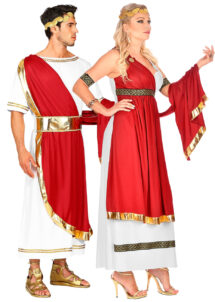 déguisements couples romains, déguisement duo romains, costumes couple romain