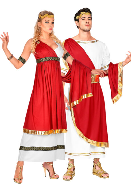 déguisements couples romains, déguisement duo romains, costumes couple romain, Déguisements Couple, Romains Toges Longues