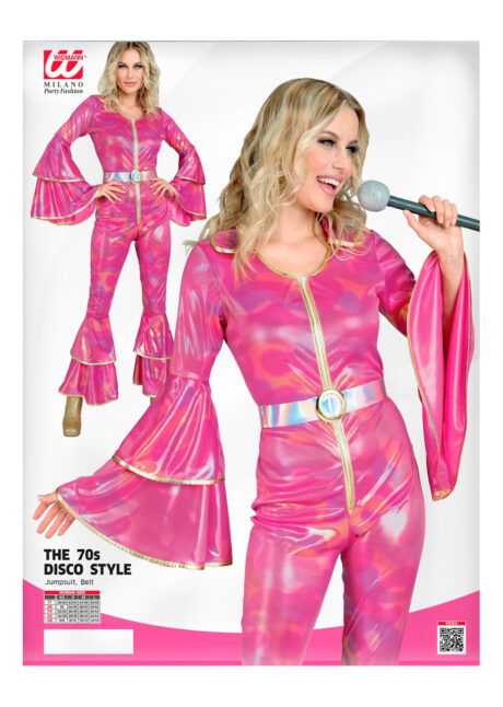 Costume Disco Girl Rose : Vente de déguisements Disco et Costume Disco Girl  Rose