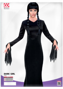 déguisement morticia Addams, déguisement mortisia Addams, déguisement halloween femme