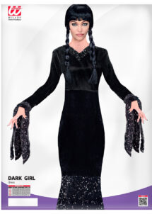 déguisement morticia Addams, déguisement mortisia Addams, déguisement halloween femme