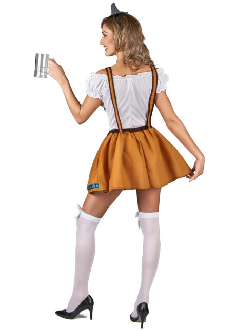 D guisement de Bavaroise Oktoberfest Traditionnel Aux Feux de