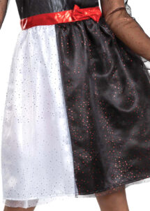 déguisement cruella fille, costume de Cruella pour enfant, déguisement halloween cruella