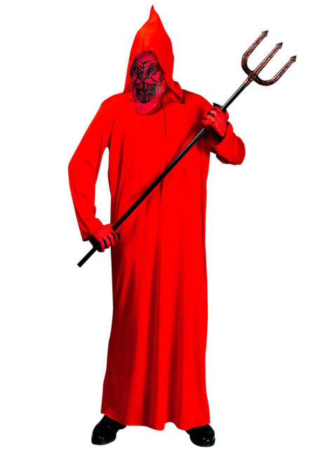 déguisement de diable, déguisement de démon adulte, déguisement halloween, costume halloween, Déguisement de Diable, Démon Rouge, avec Masque