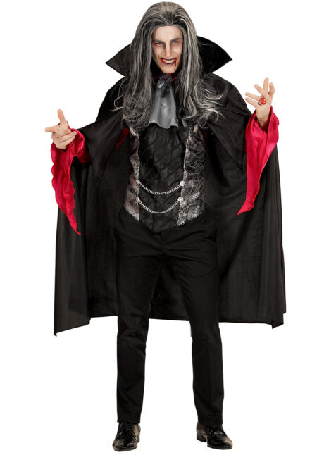 déguisement vampire homme, déguisement vampire halloween, costume vampire homme, déguisement dracula, Déguisement de Vampire, Haut avec Cape