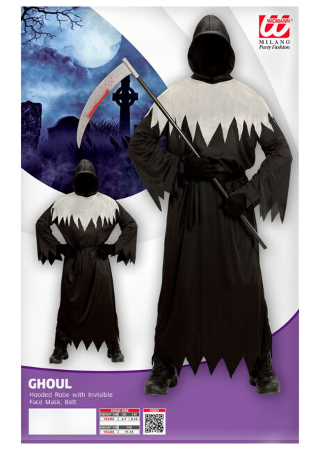 déguisement de faucheur, déguisement halloween homme, costume mort, costume halloween adulte, déguisement halloween, Déguisement de Faucheur Reaper, Noir et Blanc