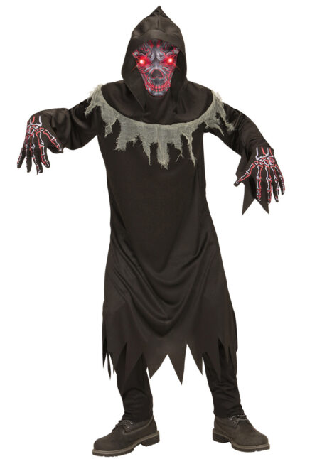 déguisement halloween garçon, costume halloween garçon, déguisement démon halloween, Déguisement de Démon, Yeux Lumineux Rouges, Garçon