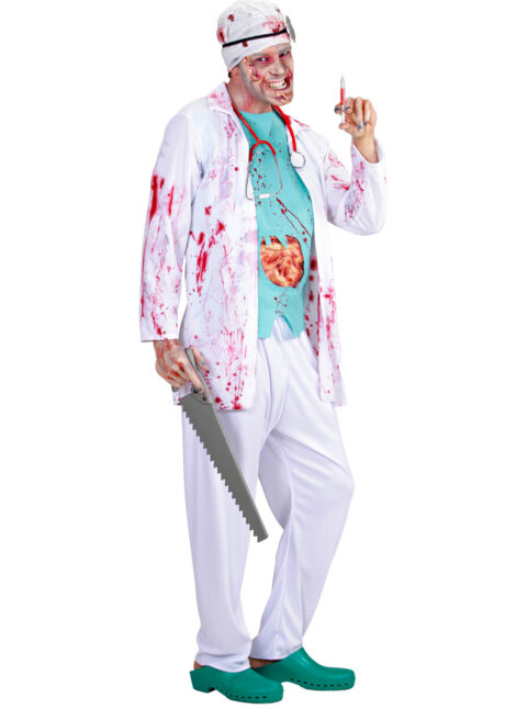 déguisement médecin zombie, déguisement chirurgien zombie halloween, costume halloween homme, Déguisement Docteur Zombie