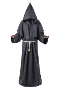déguisement de templier, déguisement moine, costume de templier, Déguisement de Moine Templier, Gris
