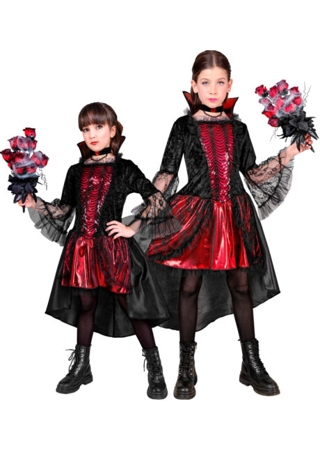 déguisement vampire fille, costume vampire fille, déguisement halloween fille, costume halloween fille, Déguisement de Vampire, Vampiria, Fille