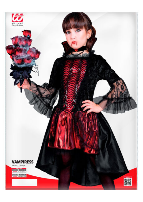 déguisement vampire fille, costume vampire fille, déguisement halloween fille, costume halloween fille, Déguisement de Vampire, Vampiria, Fille