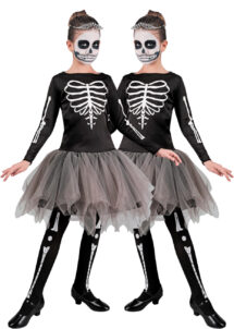 déguisement de squelette fille, costume halloween fille, costume squelette enfant, Déguisement de Squelette Danseuse, Fille