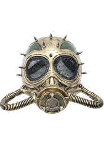 masque à gaz steampunk, masque steampunk, accessoire steampunk, steampunk halloween, masque steampunk