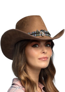 chapeau de cowboy, chapeau de cowboy marron