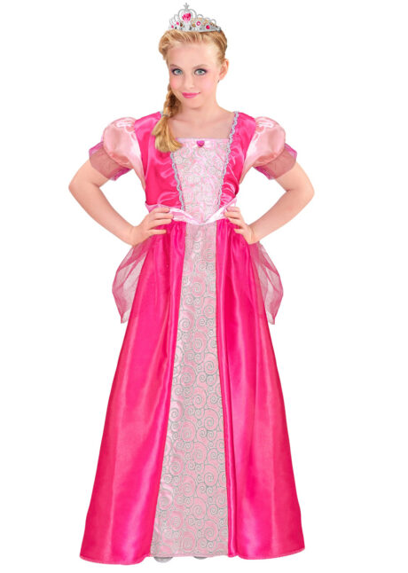 déguisement princesse fille, costume de princesse rose enfant, Déguisement de Princesse Rose avec Diadème, Fille