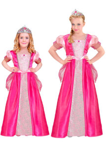 déguisement princesse fille, costume de princesse rose enfant