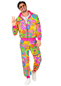 déguisement fluo, jogging fluo années 70, jogging fluo années 80, déguisement disco, déguisement années 80