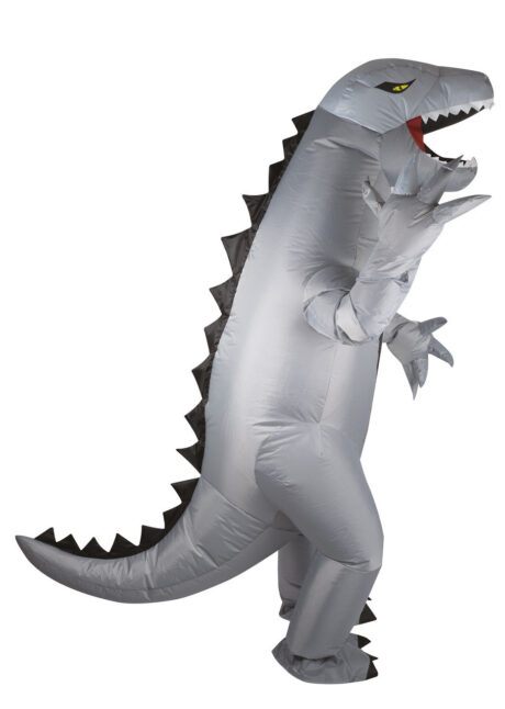 Deguisement Dinosaure Gonflable T-Rex Gris