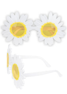 lunettes marguerites, lunettes fleurs, lunettes hippies