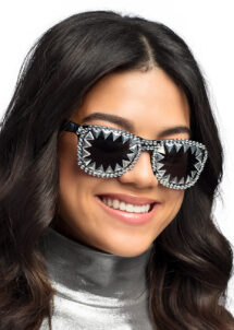 lunettes disco, lunettes paillettes, lunettes années 80