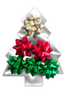 noeud pour paquet cadeaux, noeuds pour cadeaux, noeuds cadeaux de Noël