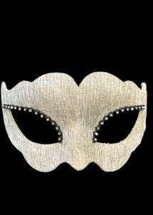 loup vénitien, masque vénitien, loup vénitien fait à la main, masque argent