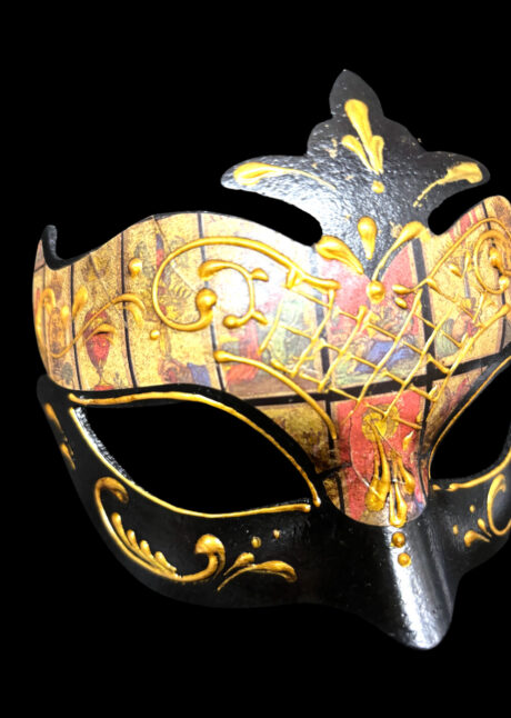 loup vénitien, masque vénitien, masque carnaval de Venise, Civette Tarot de Plomb, à Pointe, Vénitien Fait Main
