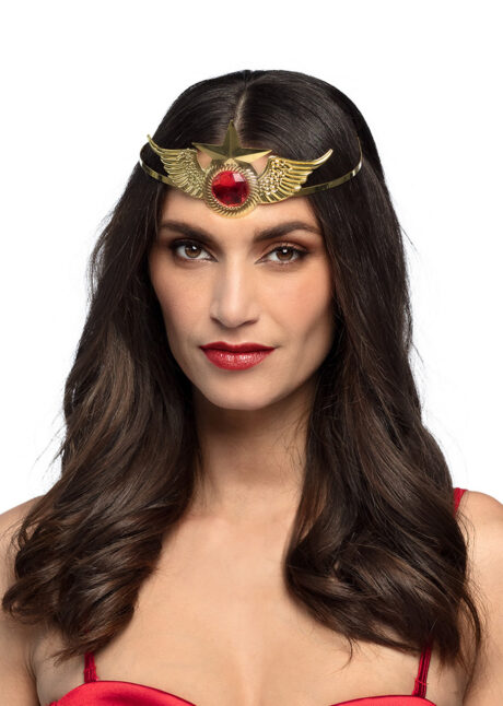 diadème Wonder Woman, diadème super héroïne, traire super héroïne, Diadème Super Heroïne, Wonder Woman