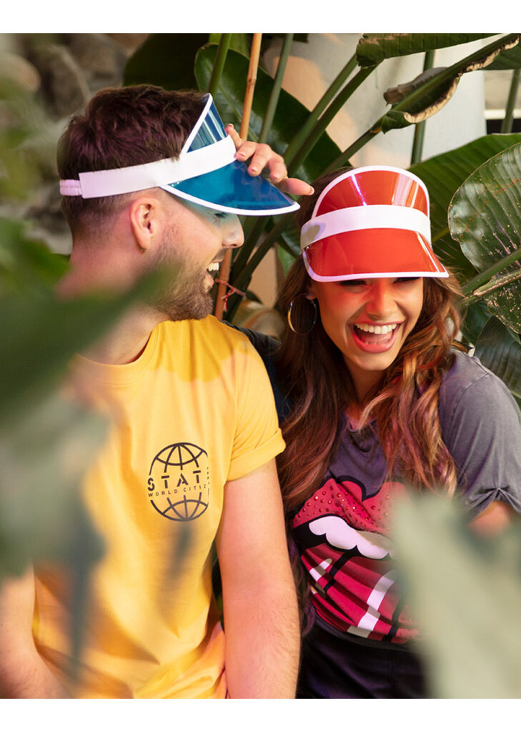 Chapeau Unisexe Des Années 80 Avec Visière Néon Rétro Pour