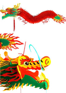 Décoration nouvel an chinois, dragon à suspendre nouvel an chinois, dragon chinois