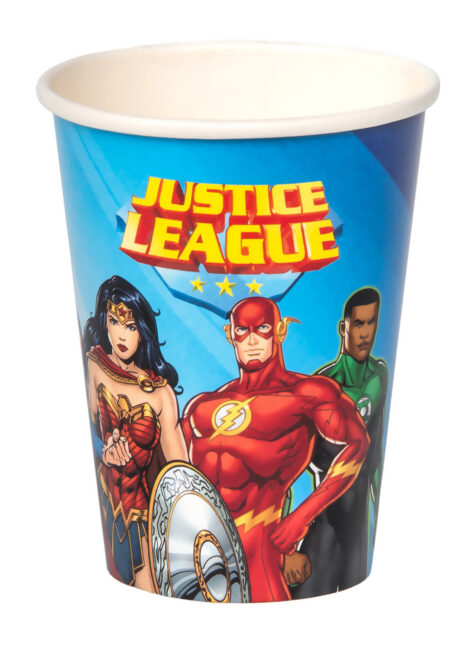 GOBELETS-JUSTICE-LEAGUE-341923, Vaisselle Justice League, Gobelets 210 ml