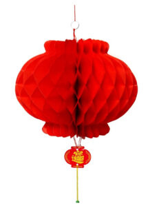 décoration nouvel an chinois, décoration dragon, lanterne chinoise, Lanterne Chinoise, Rouge, en Papier
