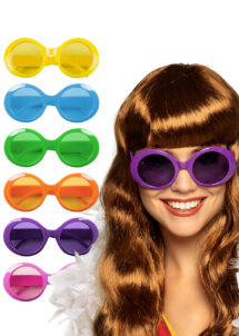 lunettes multi couleurs, lunettes années 70, lunettes couleurs