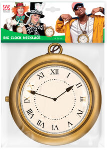 horloge lapin Alice au pays des merveilles, fausse montre géante, collier rappeur, Montre Géante, Rappeur ou Pays des Merveilles