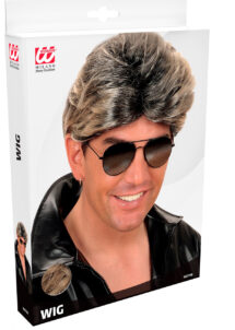 perruque années 80, perruque homme, perruque blonde homme
