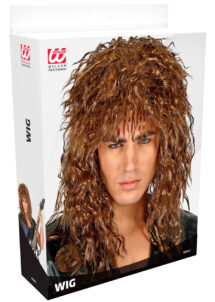 perruque hard rock, perruque rock homme, perruque années 80
