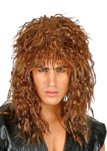 perruque hard rock, perruque rock homme, perruque années 80