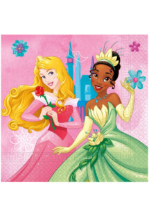serviettes Disney, anniversaire Disney princesses, serviettes en papier Disney, vaisselle pour anniversaire fille, Vaisselle Disney Princesses, Serviettes