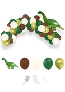 arche de ballons dinosaures, arche ballons enfants, ballons anniversaire enfants