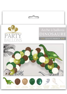 arche de ballons dinosaures, arche ballons enfants, ballons anniversaire enfants