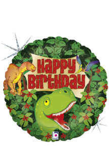 ballon anniversaire, ballons hélium, ballons enfants, ballon dinosaure, Ballon Anniversaire, Dinosaure, en Aluminium