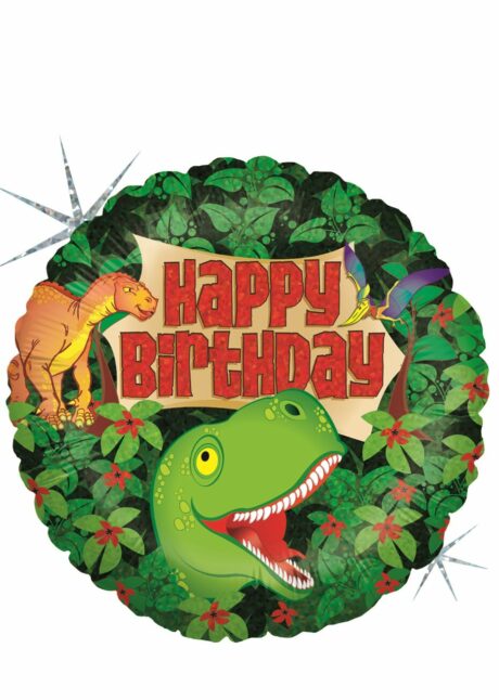 ballon anniversaire, ballons hélium, ballons enfants, ballon dinosaure, Ballon Anniversaire Dinosaure, en Aluminium